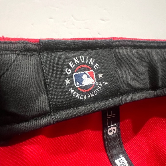 New Era, 9Fifty Snapback, Washington Nationals, Red & White - Picture 8 of 8